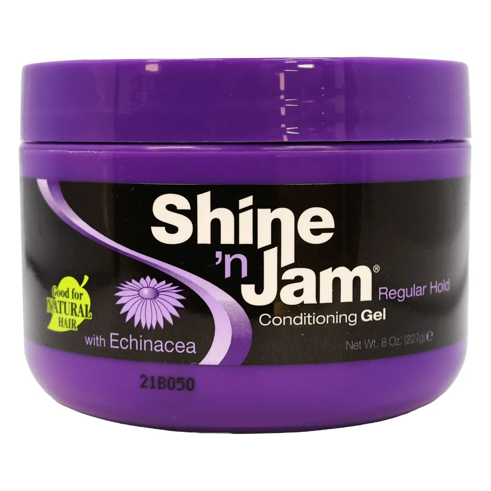 Ampro Shine-n-Jam Edges Hair Styling Gel – 8oz - Image 3