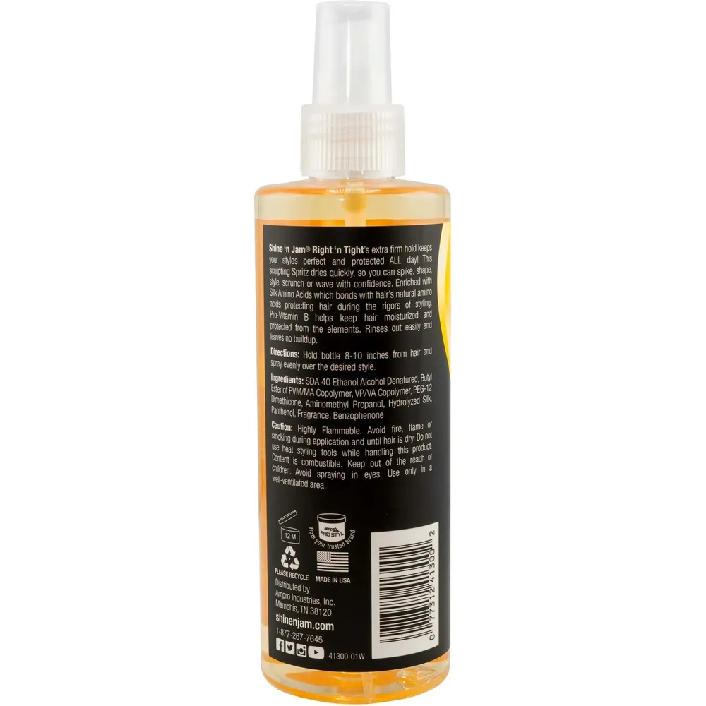 Ampro Shine 'n Jam Right 'N Tight Sculpting Spritz β 8 oz - Image 3