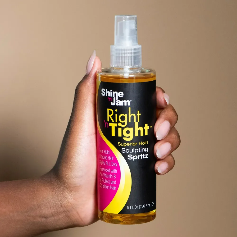 Ampro Shine 'n Jam Right 'N Tight Sculpting Spritz β 8 oz - Image 6