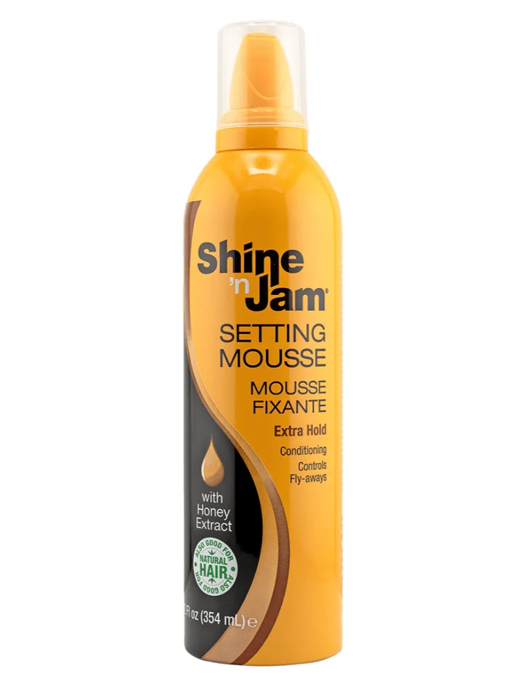 Ampro Shine N Jam Setting Mousse Firm & Extra Hold – 12oz