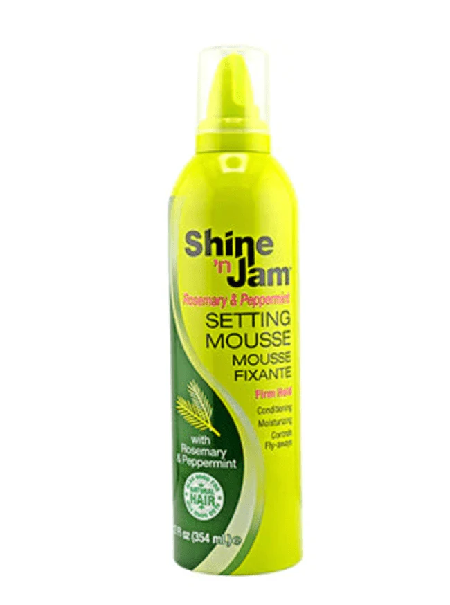 Ampro Shine N Jam Setting Mousse Firm & Extra Hold – 12oz - Image 4