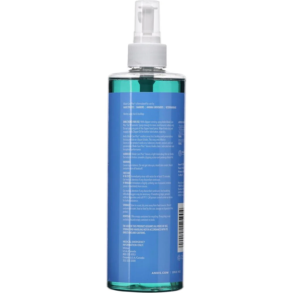 Andis Blade Care Plus – 7-in-1 Clipper Blade Spray 16 oz - Image 2
