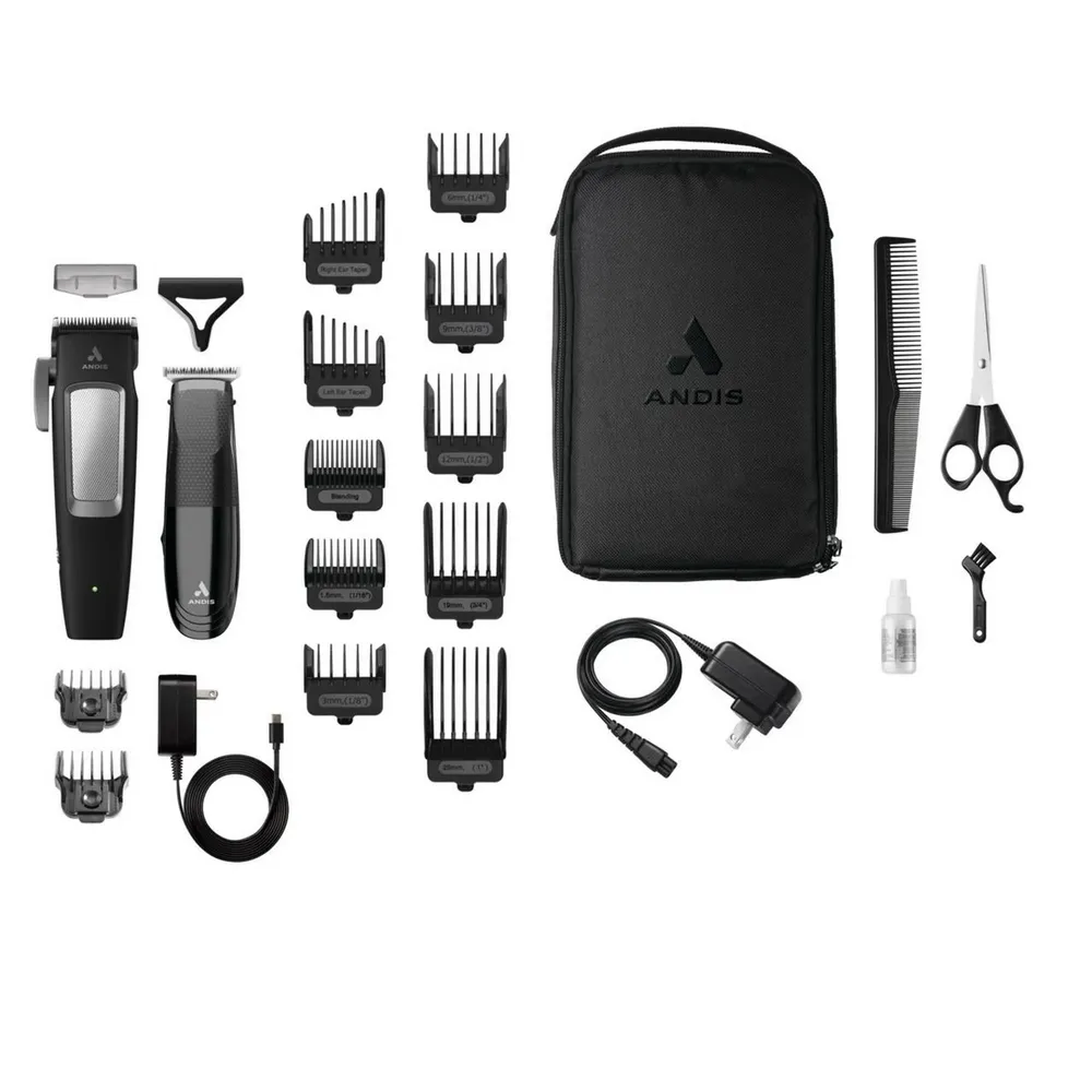 Andis InCred Cordless Combo β 23-Piece Clipper & Trimmer Set - Image 2