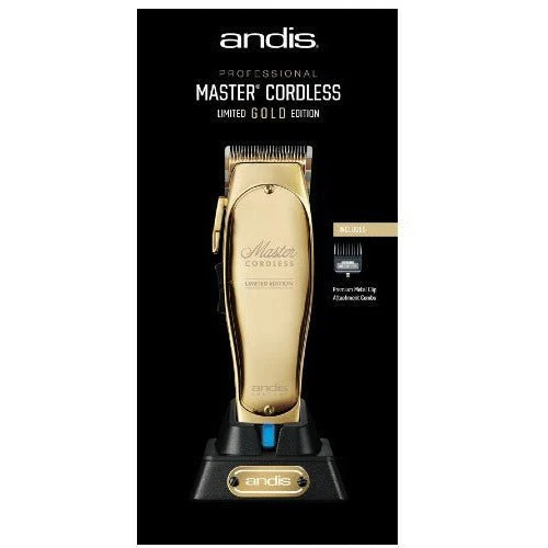 Andis Professional Master Cordless Limited Gold Edition Clipper