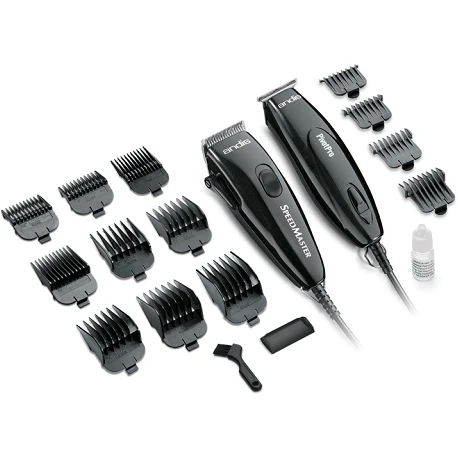 Andis Professional Pivot Clipper and Trimmer Combo - Black - Image 3