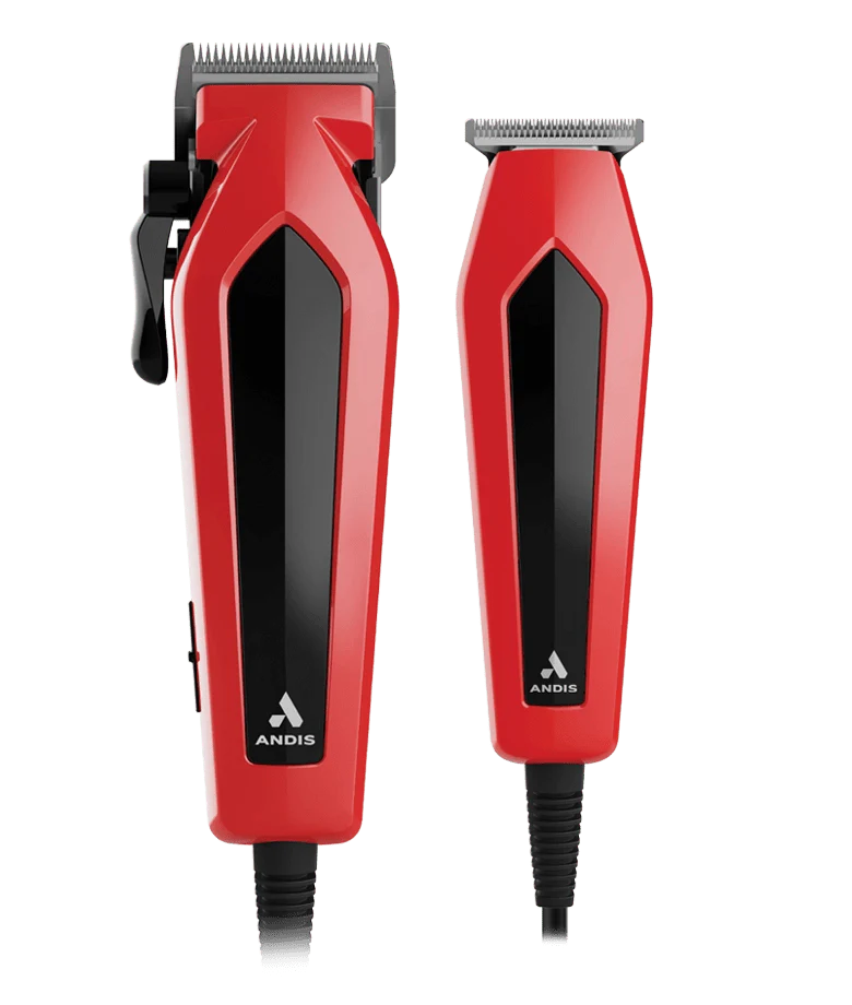 Andis Ultra Clip & Trim Combo Kit - Red