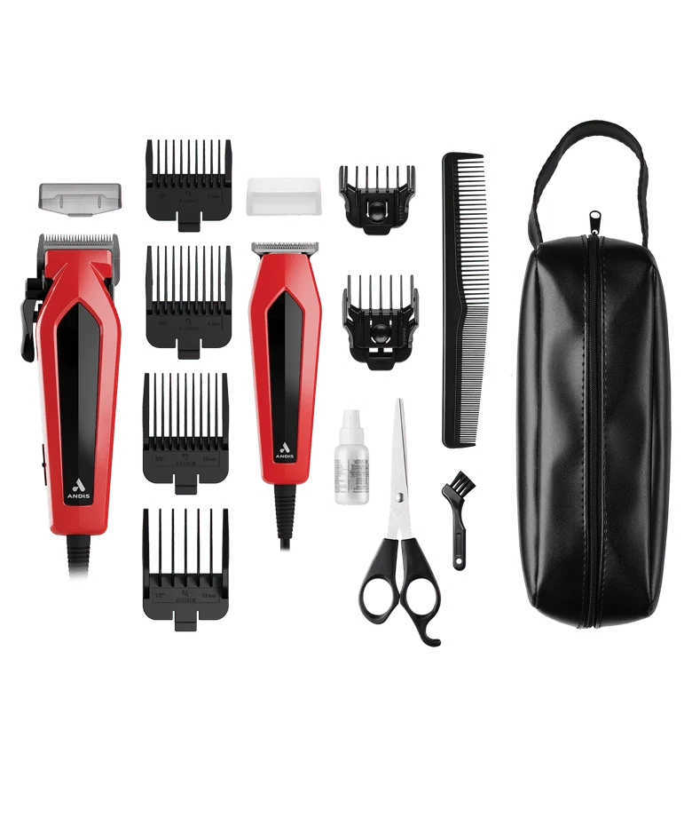 Andis Ultra Clip & Trim Combo Kit - Red - Image 2