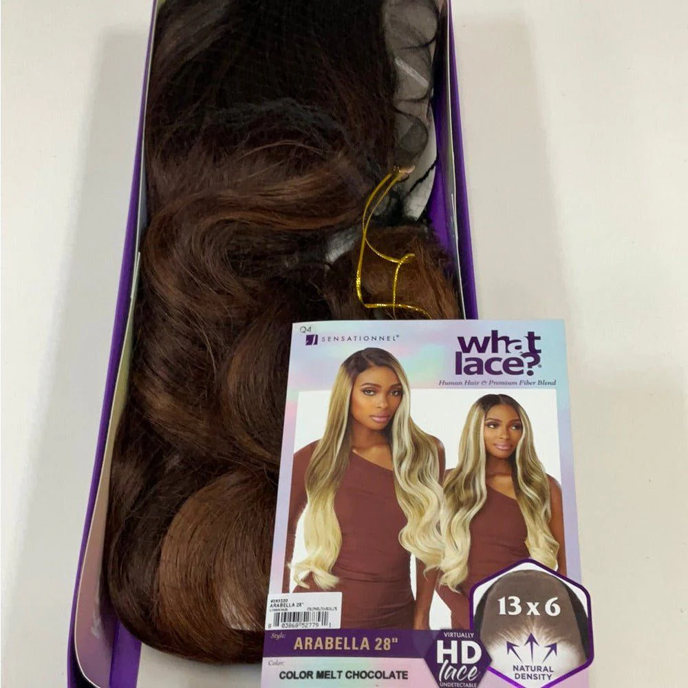 Sensationnel Cloud 9 What Lace HD Human Hair Blend Lace Front Wig - Arabella 28" - Image 11