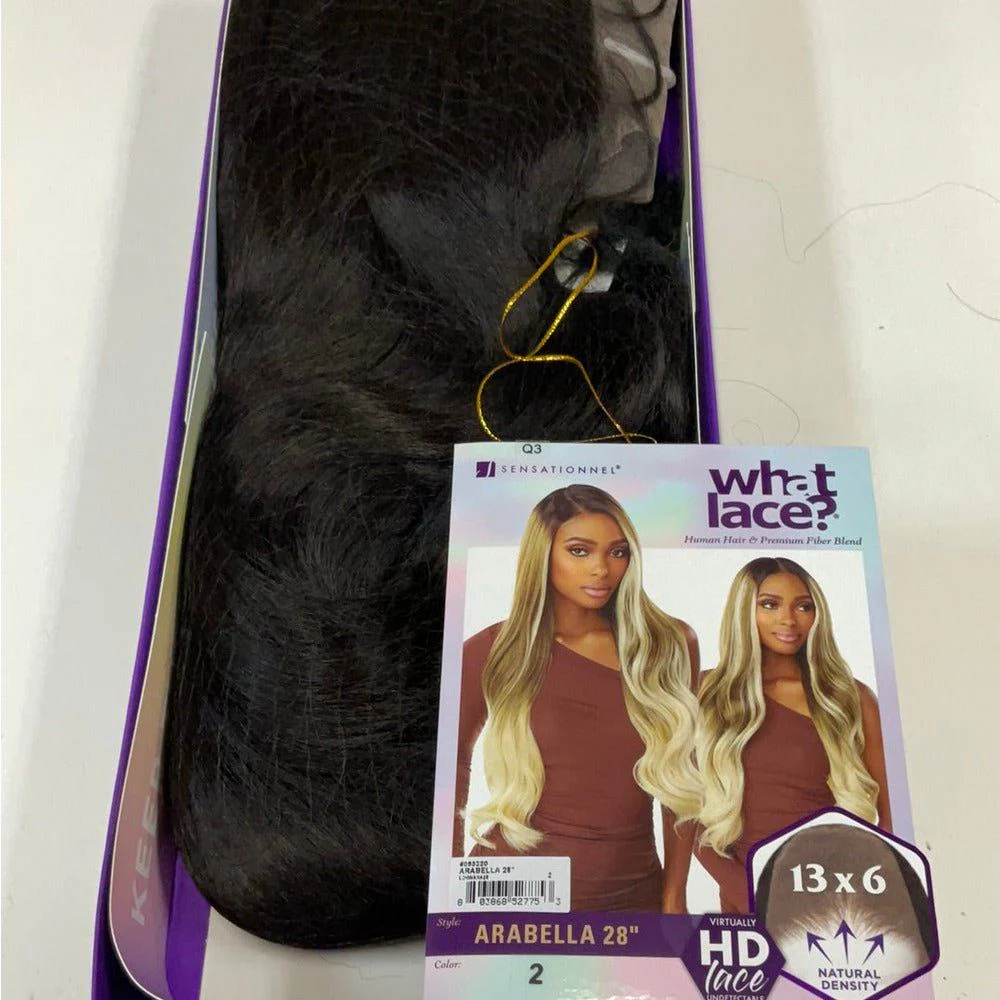 Sensationnel Cloud 9 What Lace HD Human Hair Blend Lace Front Wig - Arabella 28" - Image 13