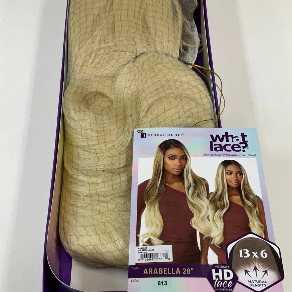 Sensationnel Cloud 9 What Lace HD Human Hair Blend Lace Front Wig - Arabella 28" - Image 14