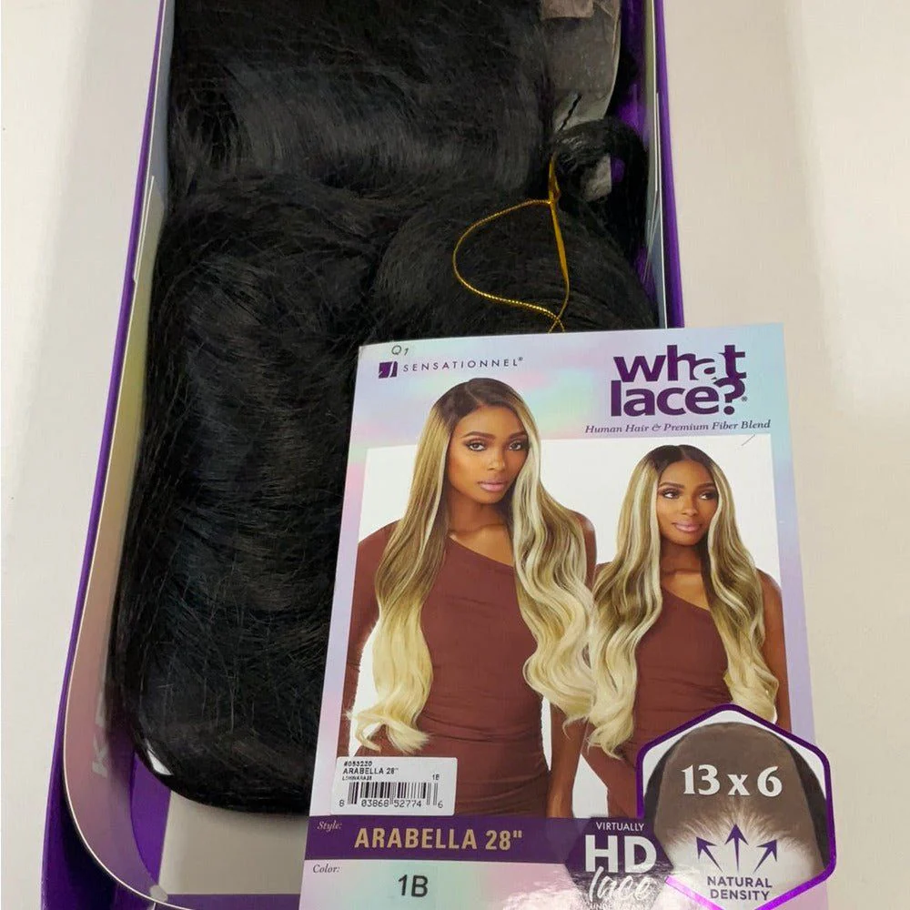 Sensationnel Cloud 9 What Lace HD Human Hair Blend Lace Front Wig - Arabella 28" - Image 15