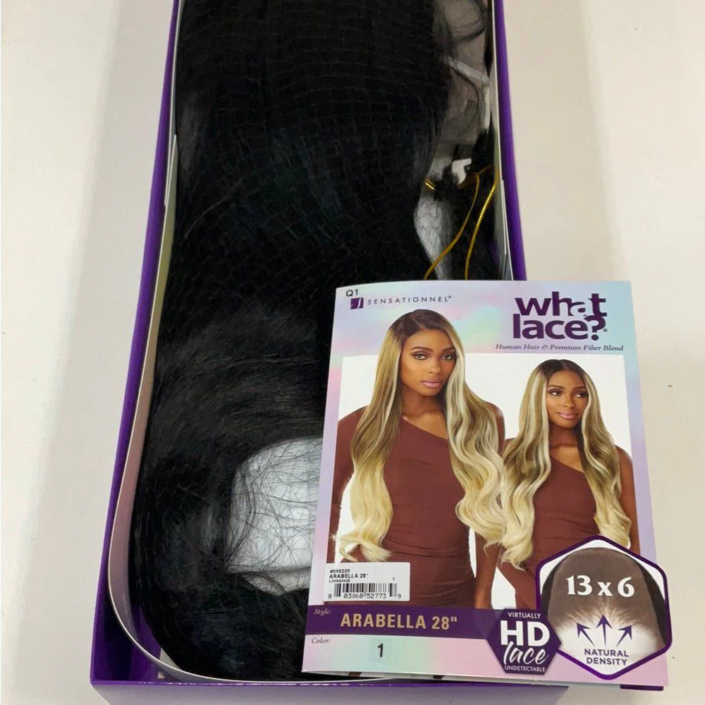 Sensationnel Cloud 9 What Lace HD Human Hair Blend Lace Front Wig - Arabella 28" - Image 16
