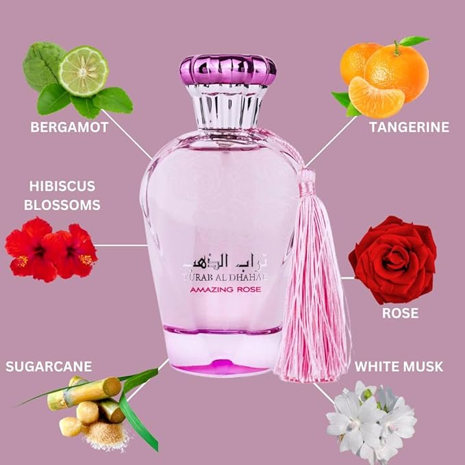 Ard Al Zaafaran Turab Al Dhahab Amazing Rose – 3.4 oz - Image 3
