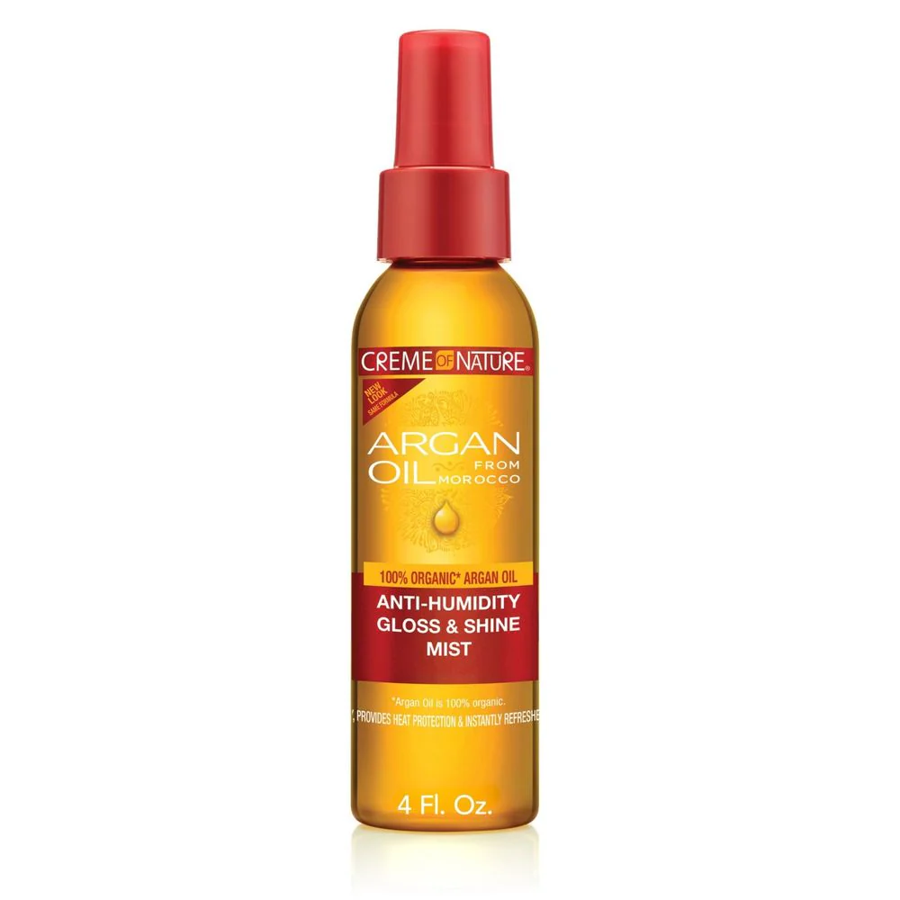Argan Oil Heat Protector & Shine Mist Set – 4 oz Each - Image 2