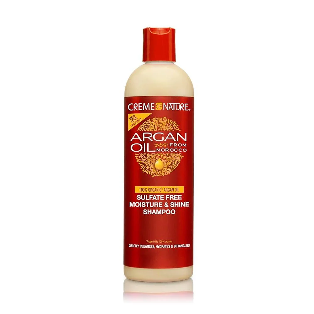 Argan Oil Moisture & Shine Shampoo & Conditioner – 12 oz - Image 2