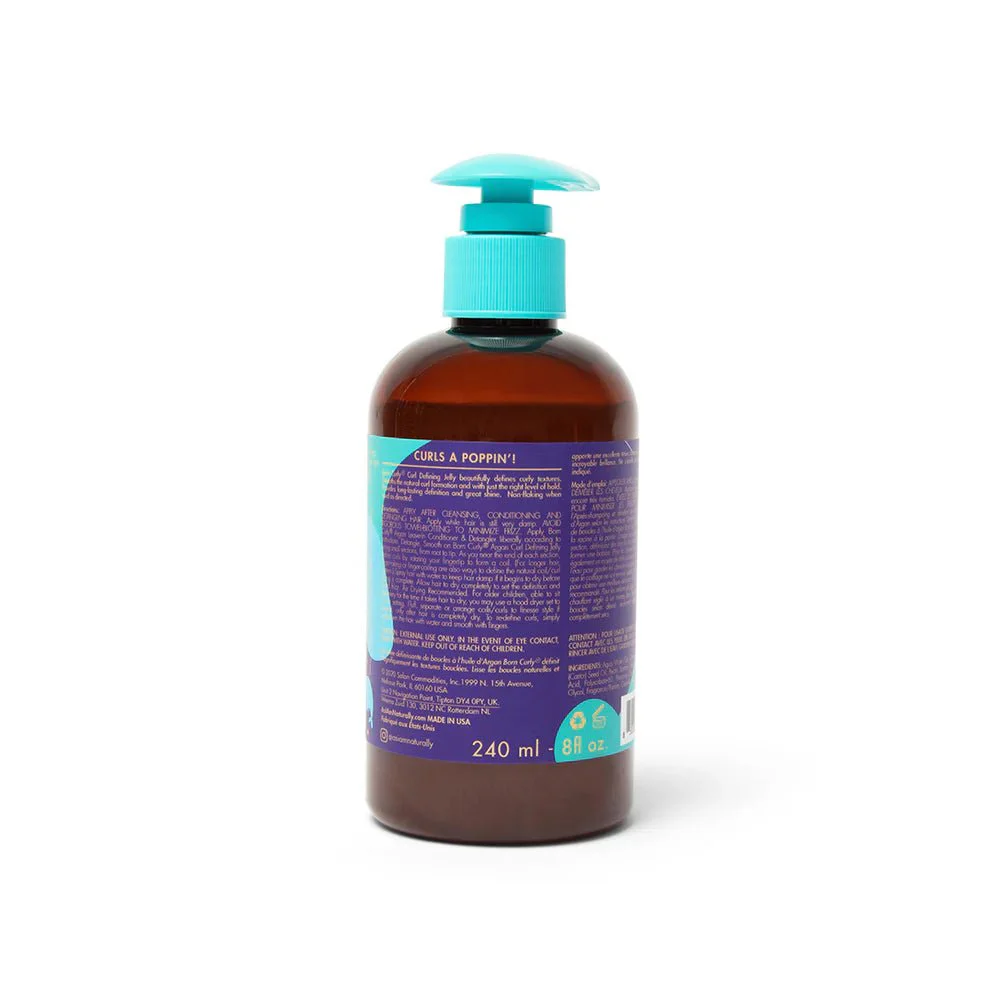 As I Am Born Curly Argan Curl Defining Jelly – 8 oz - Image 3