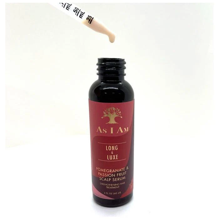 As I Am Long & Luxe Pomegranate & Passion Fruit Scalp Serum 2oz - Image 3