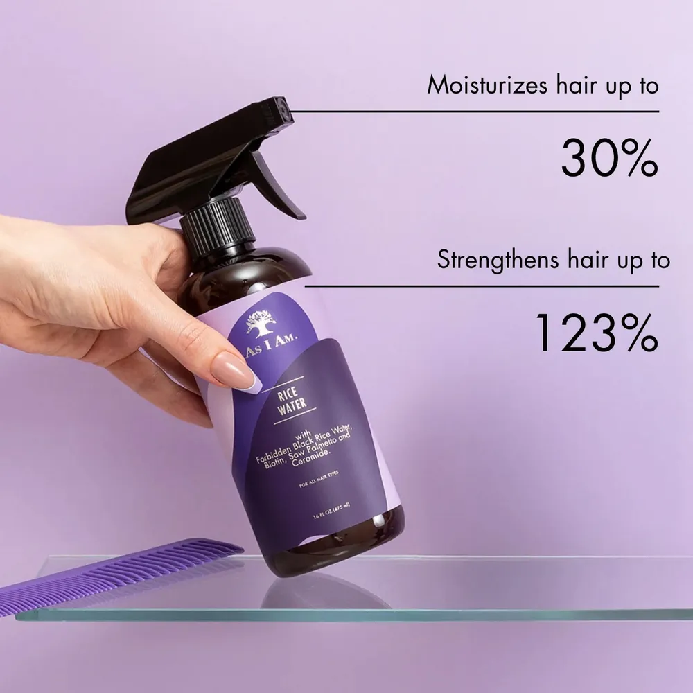 As I Am Rice Water Hair Spray – 16 fl oz - Image 5