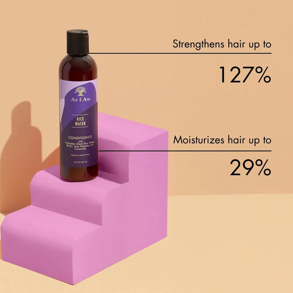 As I Am Rice Water Shampoo & Conditioner β 8 oz - Image 12
