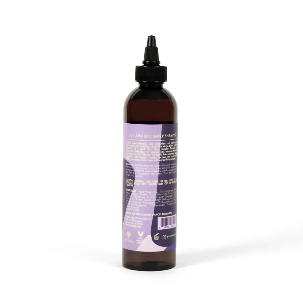As I Am Rice Water Shampoo & Conditioner β 8 oz - Image 4