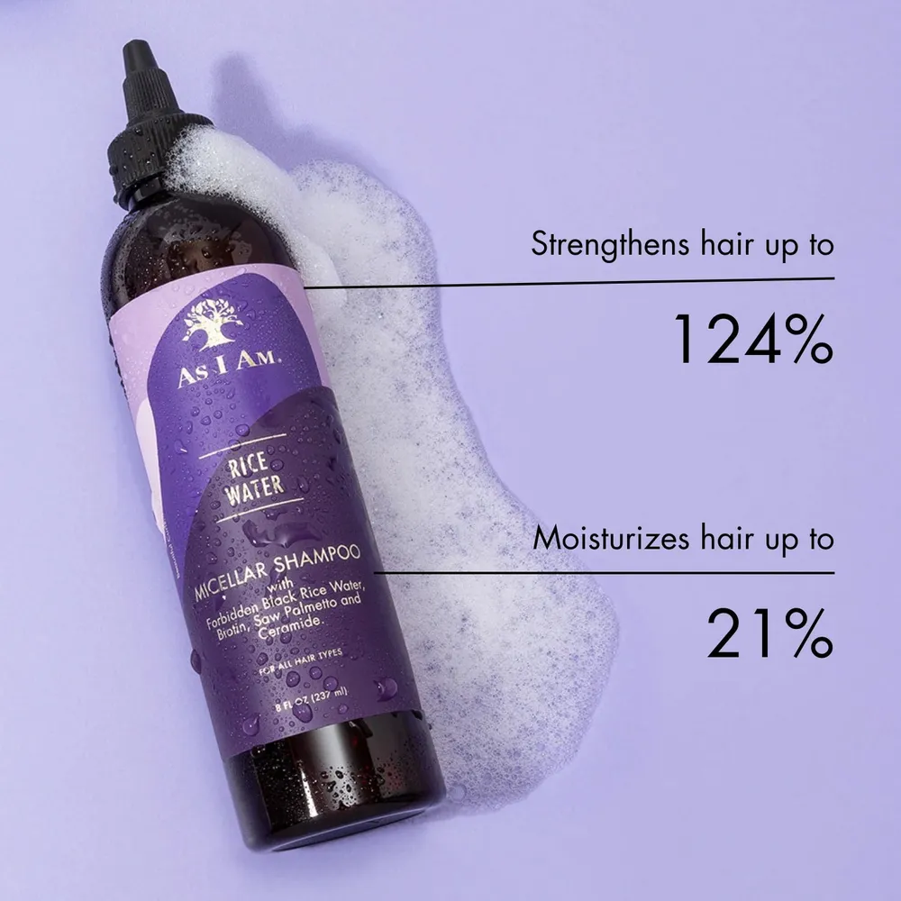 As I Am Rice Water Shampoo & Conditioner β 8 oz - Image 5