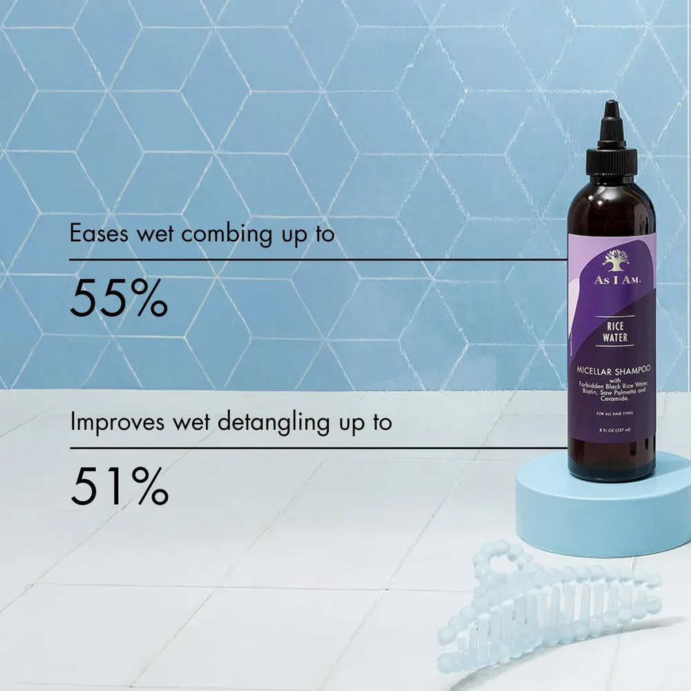 As I Am Rice Water Shampoo & Conditioner β 8 oz - Image 6
