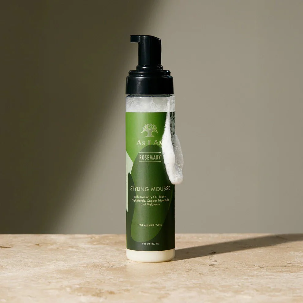 As I Am Rosemary Curl Hair Mousse – 8 fl oz - Image 2