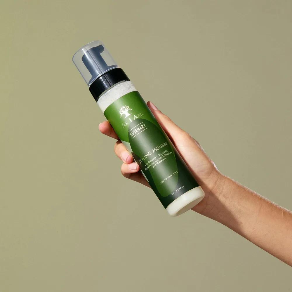 As I Am Rosemary Curl Hair Mousse – 8 fl oz - Image 3