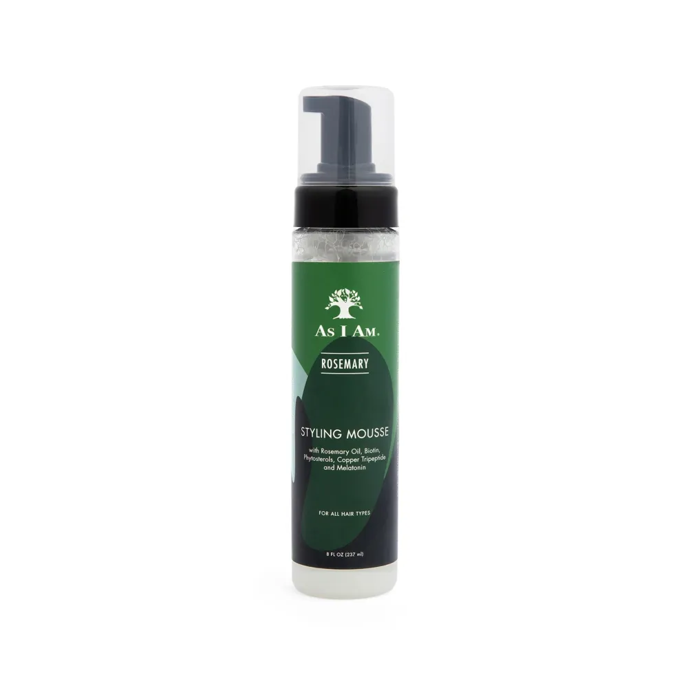 As I Am Rosemary Curl Hair Mousse – 8 fl oz - Image 4