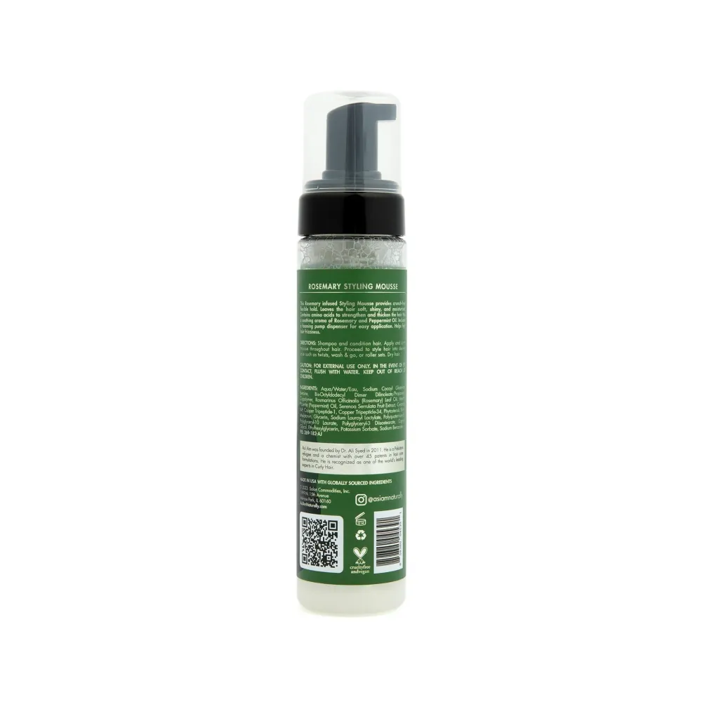 As I Am Rosemary Curl Hair Mousse – 8 fl oz - Image 5