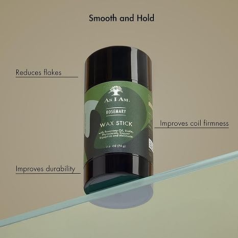 As I Am Rosemary Hair Wax Stick β 2.6 oz - Image 5