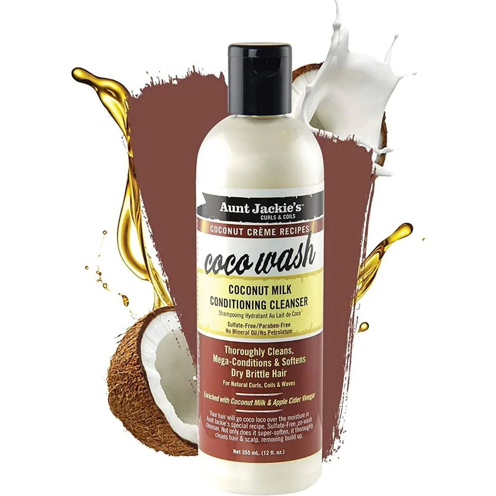 Aunt Jackie’s Coco Wash Coconut Milk Co-Wash - 12 oz