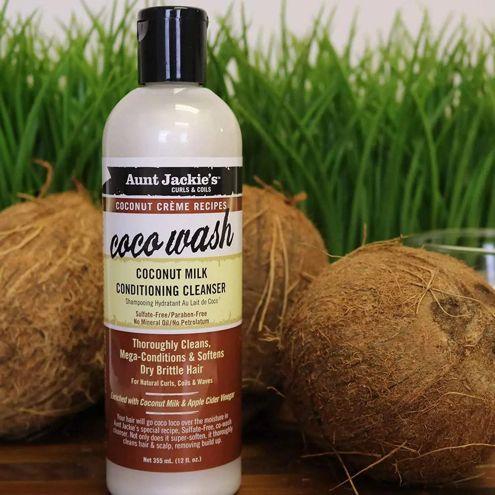 Aunt Jackie’s Coco Wash Coconut Milk Co-Wash - 12 oz - Image 4