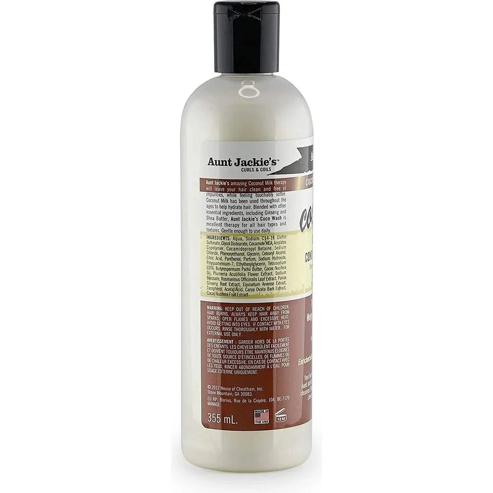 Aunt Jackie’s Coco Wash Coconut Milk Co-Wash - 12 oz - Image 5