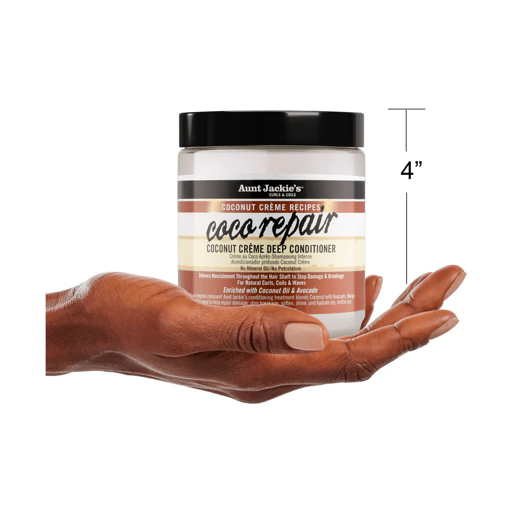 Aunt Jackie’s Coconut Crème Coco Repair Deep Conditioner - 15 oz - Image 6