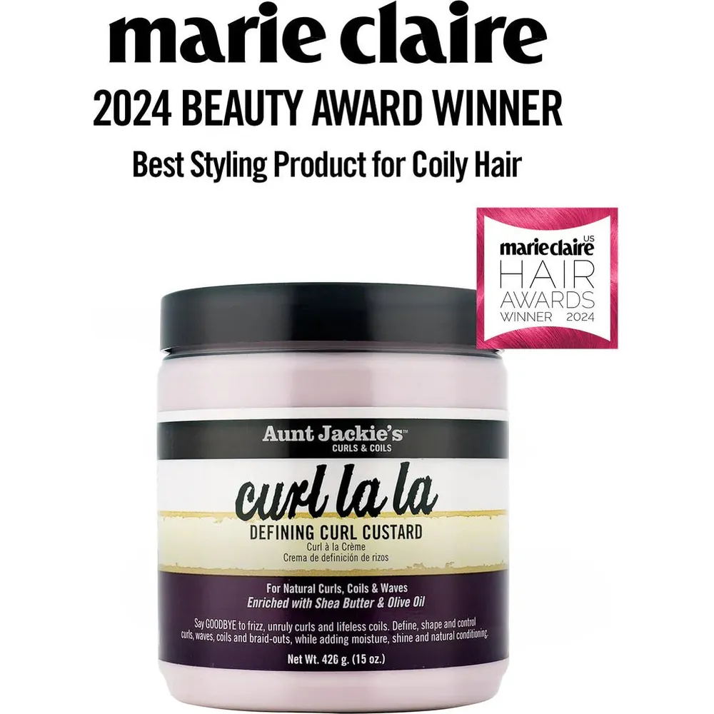 Aunt Jackie’s Curl La La Defining Curl Custard – 15 oz - Image 4