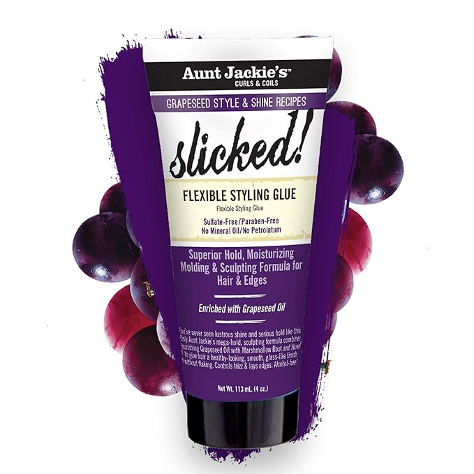 Aunt Jackie’s Grapeseed Slicked Styling Glue - 4 oz