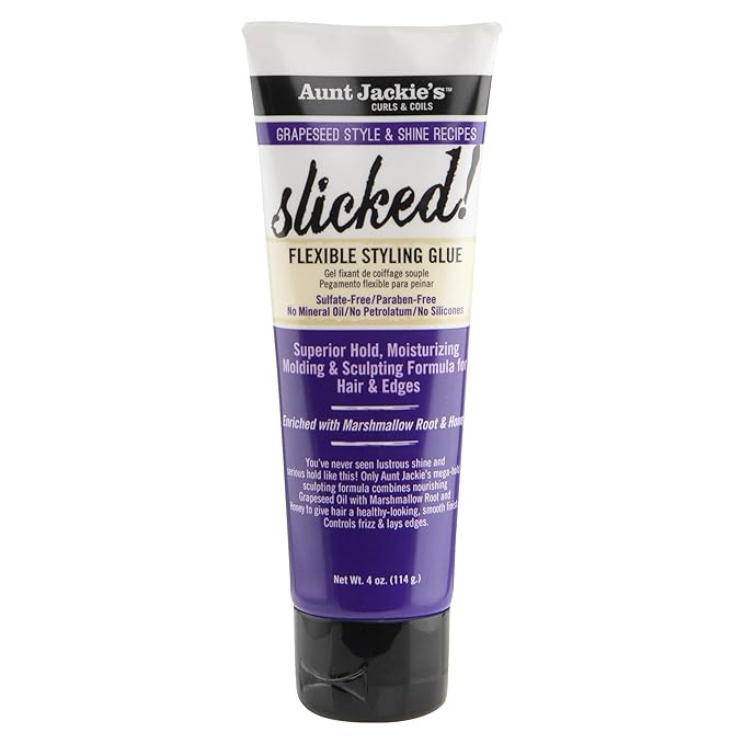 Aunt Jackie’s Grapeseed Slicked Styling Glue - 4 oz - Image 2