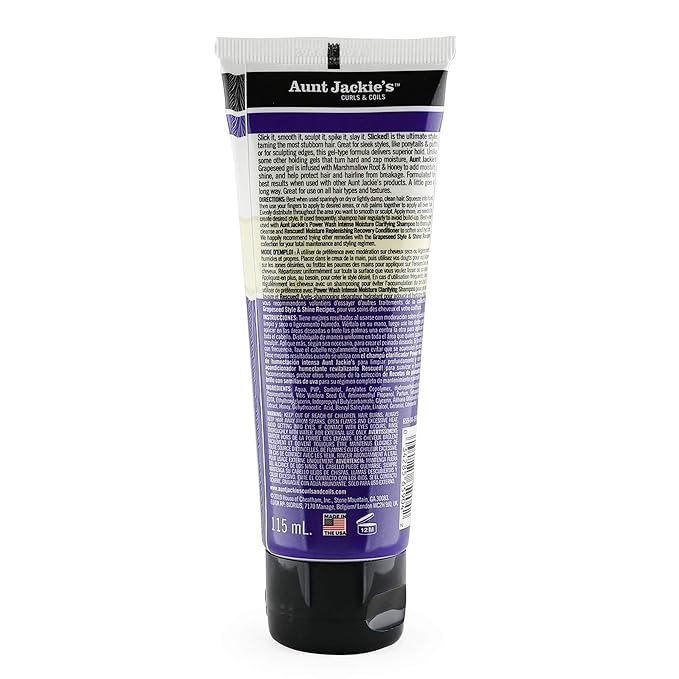 Aunt Jackie’s Grapeseed Slicked Styling Glue - 4 oz - Image 3