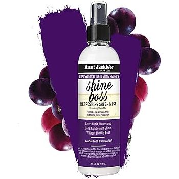 Aunt Jackie’s Grapeseed Shine Boss Sheen Mist - 4 oz