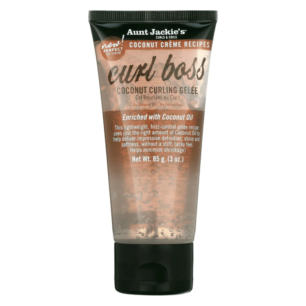 Aunt Jackie’s Curl Boss Coconut Curling Gelée – 3 oz