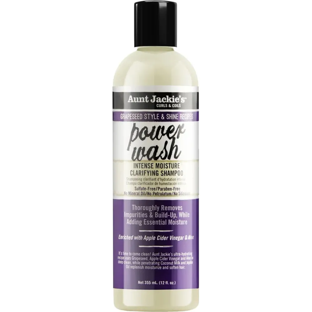 Aunt Jackie’s Grapeseed Power Wash Shampoo - 12 oz - Image 2