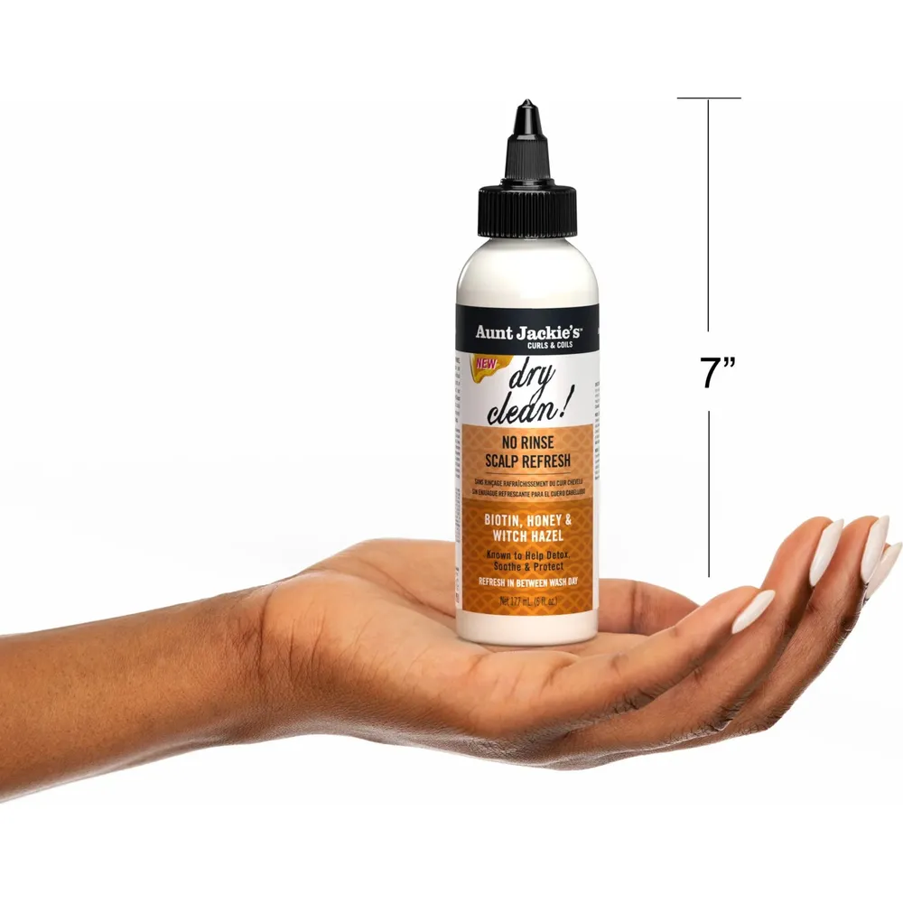 Aunt Jackie's Braid + Twist No Rinse Scalp Refresh Dry Clean! - 6oz - Image 7
