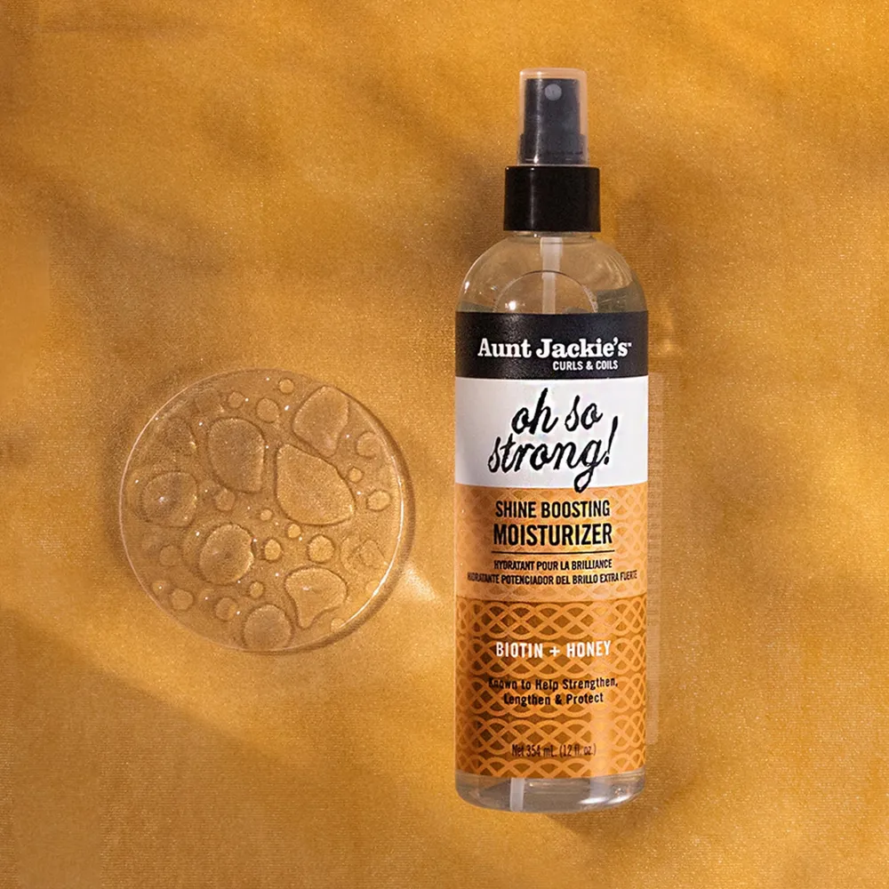 Aunt Jackie's Braid + Twist Shine Boosting Moisturizer Oh So Strong - 12oz - Image 7