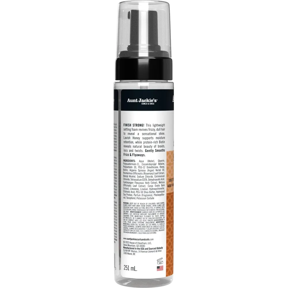 Aunt Jackie's Braid + Twist Braid Setting Foam Ready, Set, Hold! - 8.5oz - Image 3