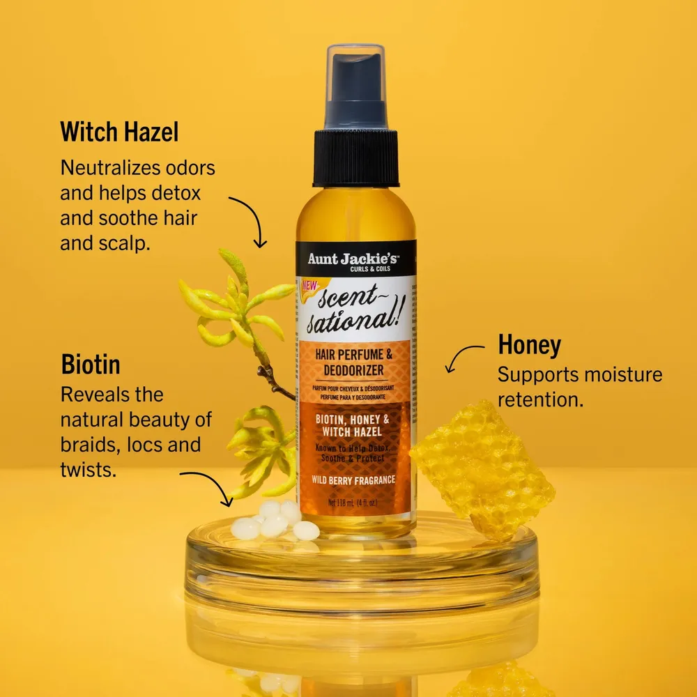 Aunt Jackie's Braid + Twist Hair Perfume & Deodorizer Scent-Sational! - 4oz - Image 4