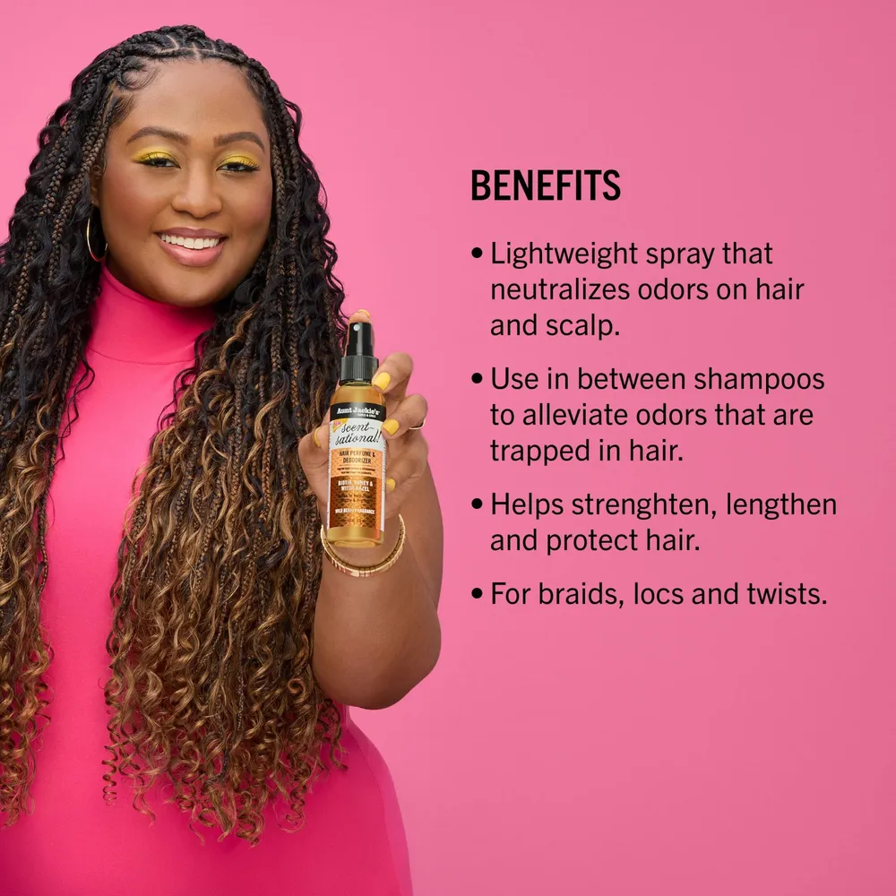 Aunt Jackie's Braid + Twist Hair Perfume & Deodorizer Scent-Sational! - 4oz - Image 5