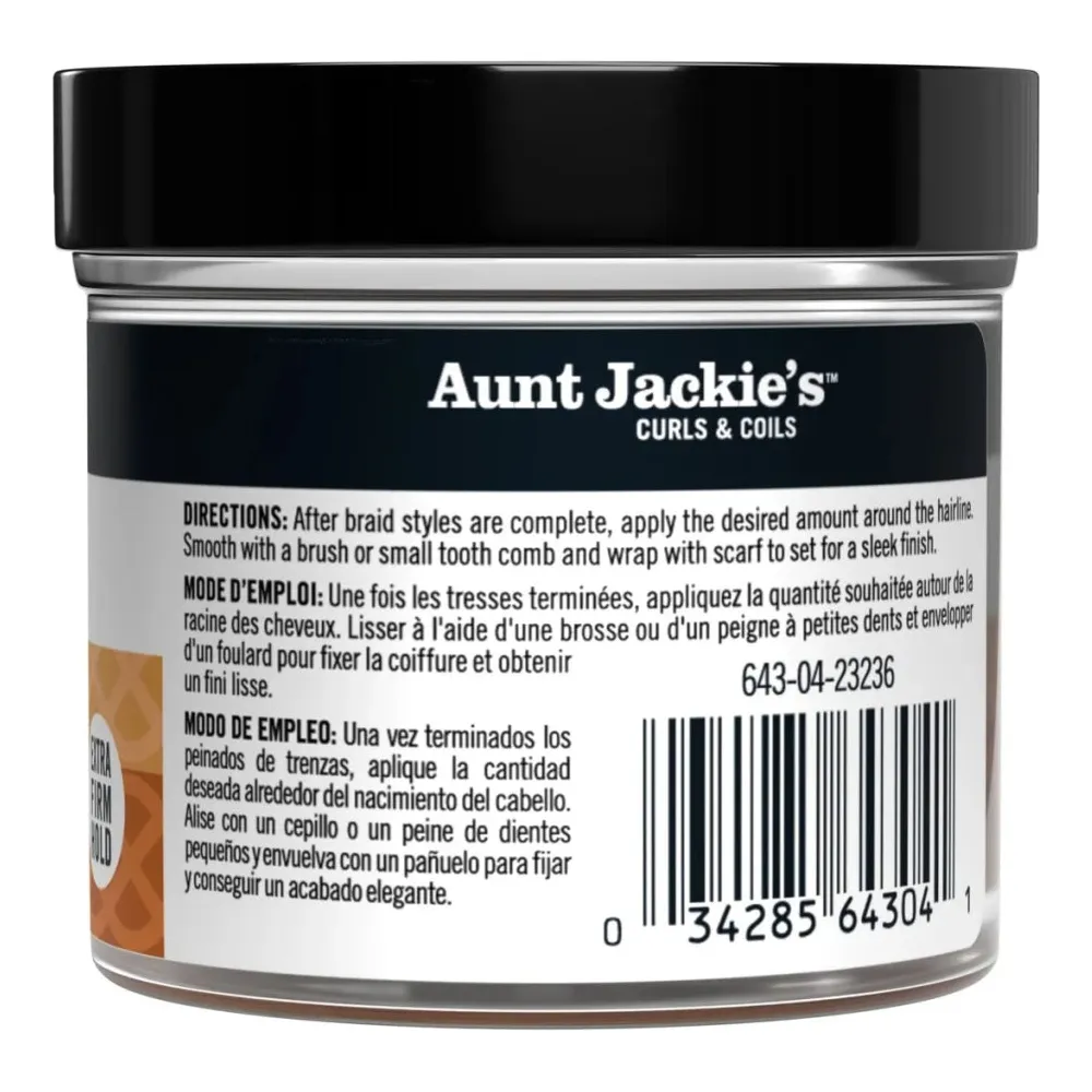 Aunt Jackie's Braid + Twist Edge Gel Smooth + Swirl - 4oz - Image 3