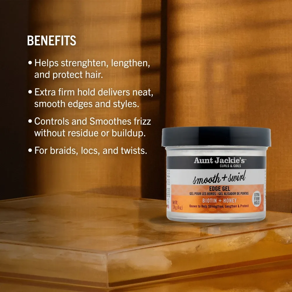 Aunt Jackie's Braid + Twist Edge Gel Smooth + Swirl - 4oz - Image 5