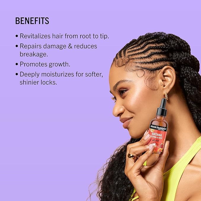 Aunt Jackie's Elixir Hair & Scalp Oil – 2 fl oz - Image 4